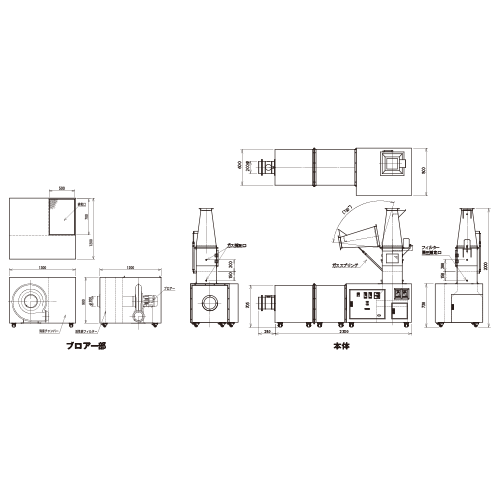 FTS-330MSR外形図 CAD図